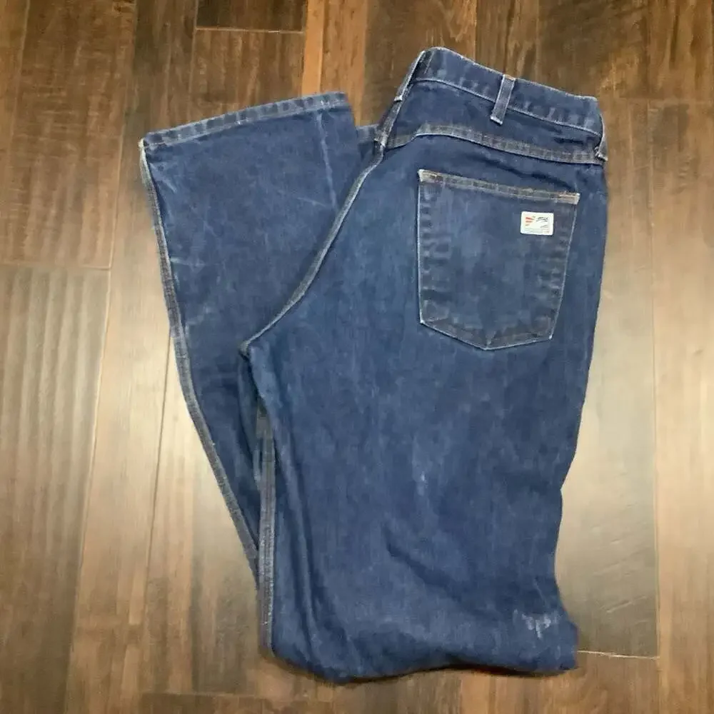 Tyndale Arc Rated Flame Resistant Denim Work Jeans Made In USA 36x36